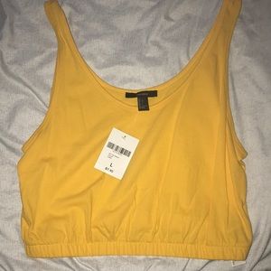 Yellow Crop Top